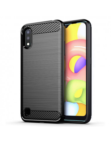 Helmet Case Carbon Samsung A01, Black