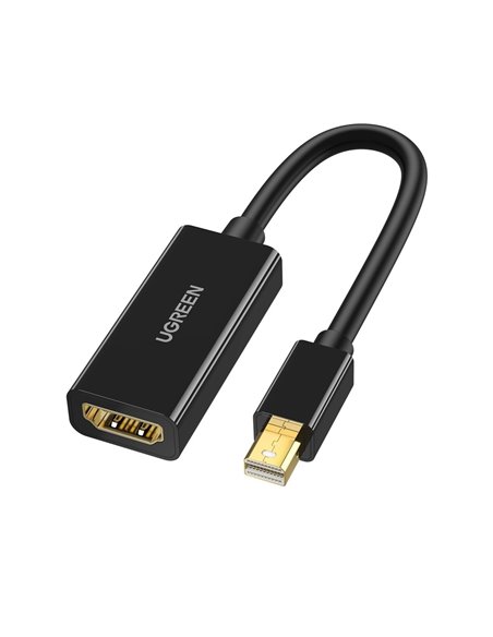 UGREEN Adapter MiniDp to HDMI 4K*2K@60Hz 0.15M MD112, Black
