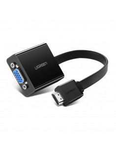 UGREEN Adapter HDMI to VGA + 3.5mm Audio Converter 0.25M MM103, Black