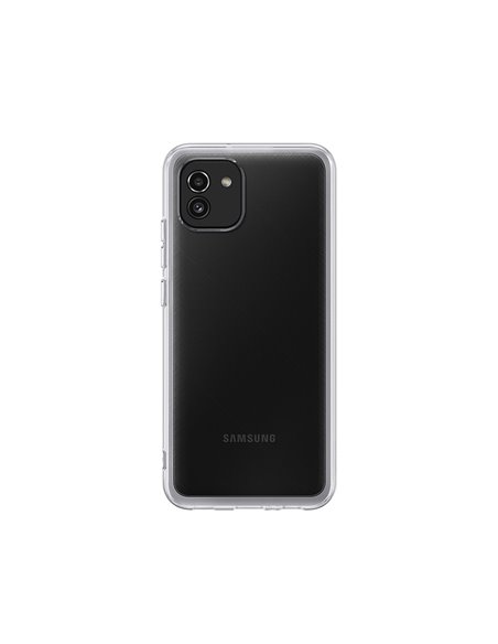 Helmet Case TPU Soft Samsung A03, Clear