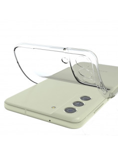 Helmet Case TPU Soft Samsung S21FE, Clear 2