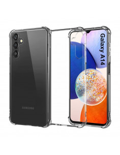Helmet Case TPU Soft Samsung A14, Clear
