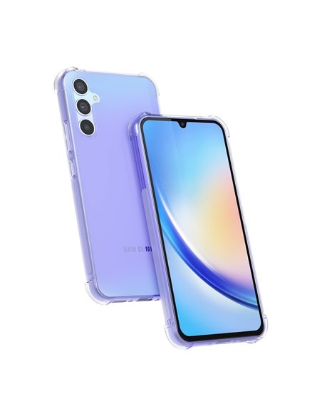 Helmet Case TPU Soft Samsung A34, Clear