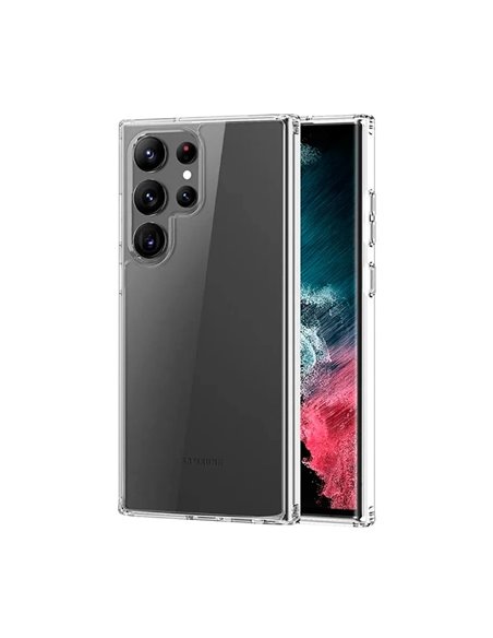 Helmet Case TPU Soft Samsung S23 Ultra, Clear