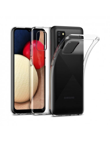 Helmet Case TPU Soft Samsung A02S, Clear