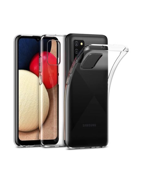 Helmet Case TPU Soft Samsung A02S, Clear