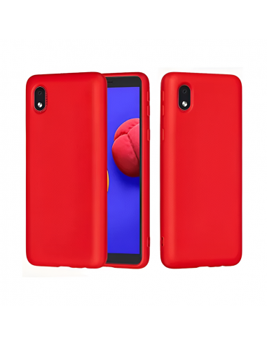 Helmet Case TPU Nylon Samsung A01 Core, Red