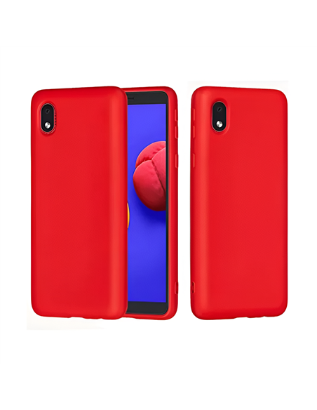 Helmet Case TPU Nylon Samsung A01 Core, Red