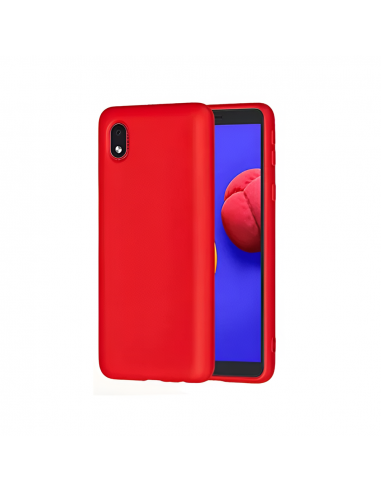 Helmet Case TPU Nylon Samsung A01 Core, Red