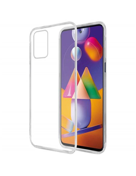 Helmet Case TPU Soft Samsung M31S, Clear