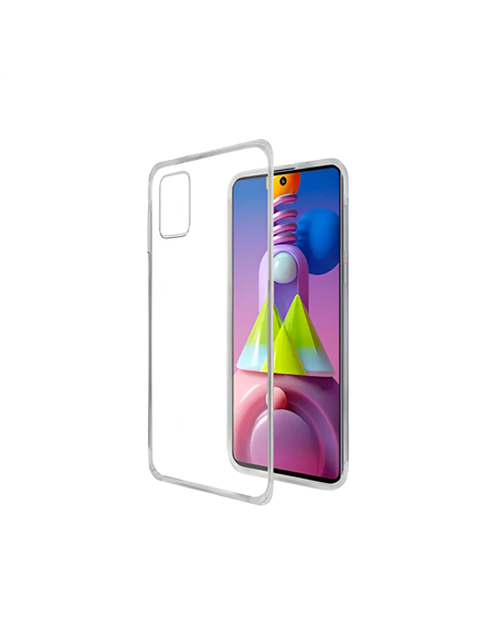Helmet Case TPU Soft Samsung M51, Clear