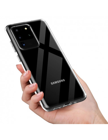 Helmet Case TPU Soft Samsung S20 Ultra, Clear