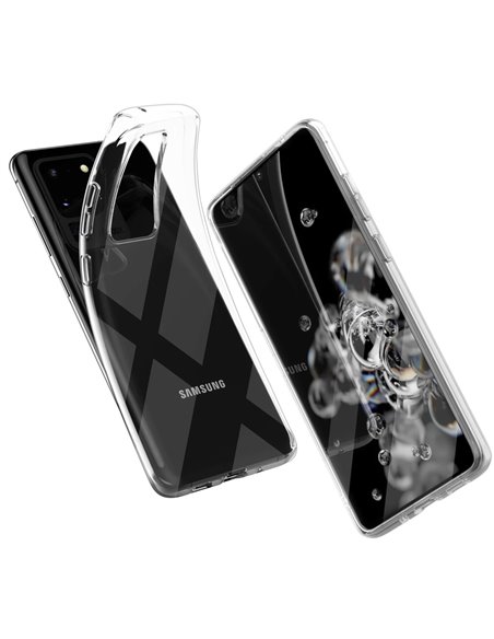 Helmet Case TPU Soft Samsung S20 Ultra, Clear