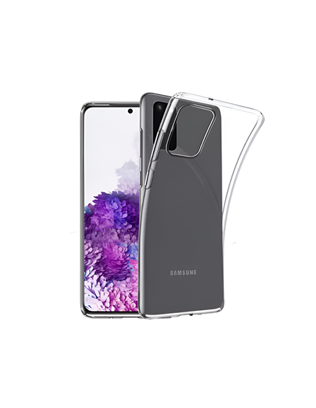 Helmet Case TPU Soft Samsung S20 Plus, Clear