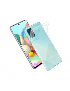Helmet Case TPU Soft Samsung A71, Clear