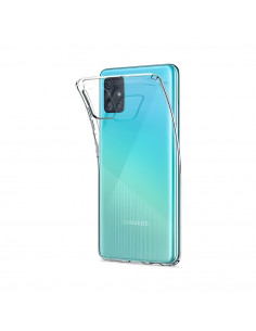 Helmet Case TPU Soft Samsung A71, Clear 2