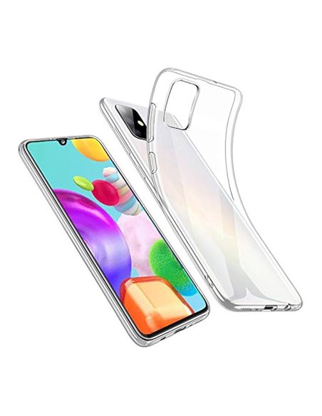 Helmet Case TPU Soft Samsung A41, Clear