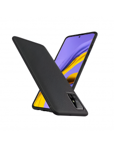 Helmet Case TPU Leather Nylon Samsung A41, Black