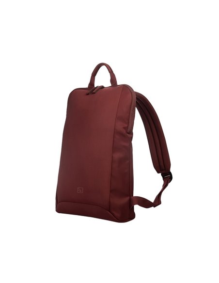 Tucano Backpack Flat Slim M 13.0", Burgundy