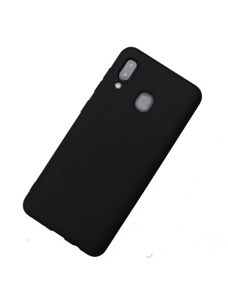 Helmet Case TPU Matte Samsung A30, Black Helmet Case TPU Matte Samsung A30, Black