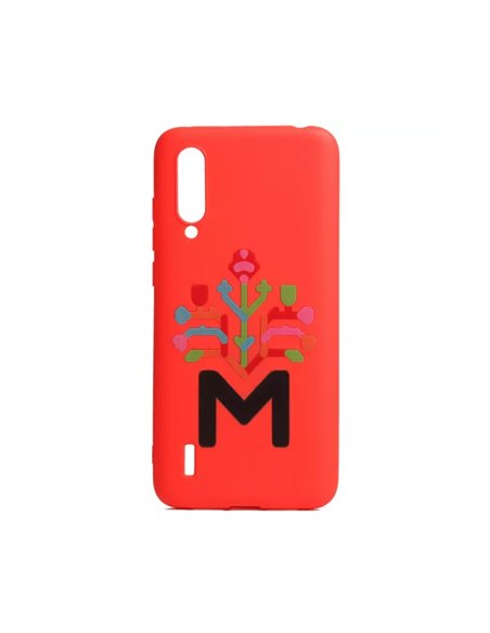 Helmet Case TPU Print Moldova Samsung A20S, Red