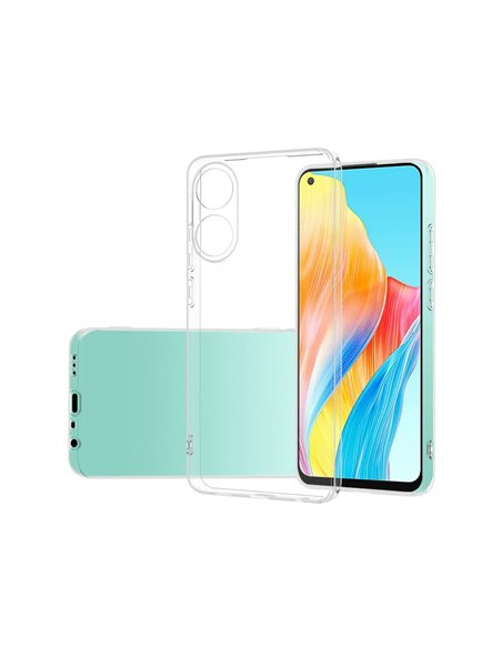 Helmet Case TPU Soft Oppo A78 4G, Clear