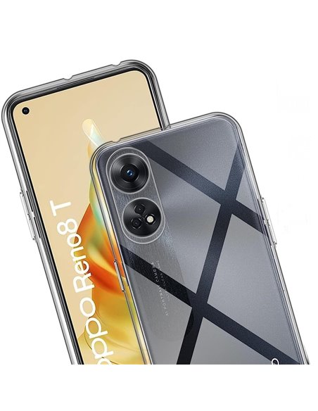 Helmet Case TPU Soft Oppo Reno 8T 4G, Clear