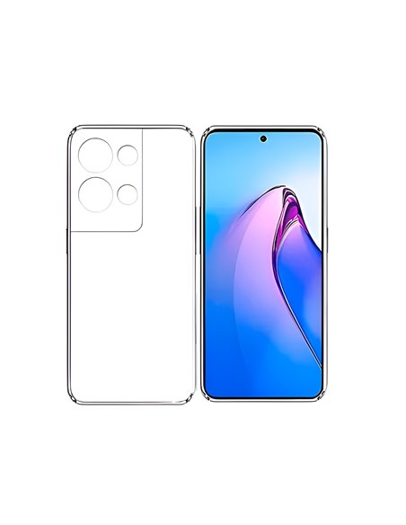 Helmet Case TPU Soft Oppo Reno 8 Pro, Clear