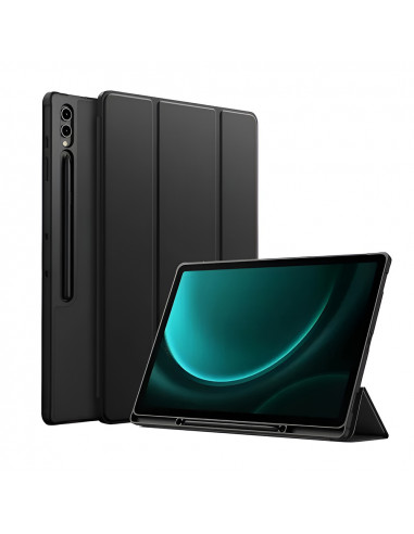 Tablet Case Samsung Tab S9 FE Plus 12.4", Black
