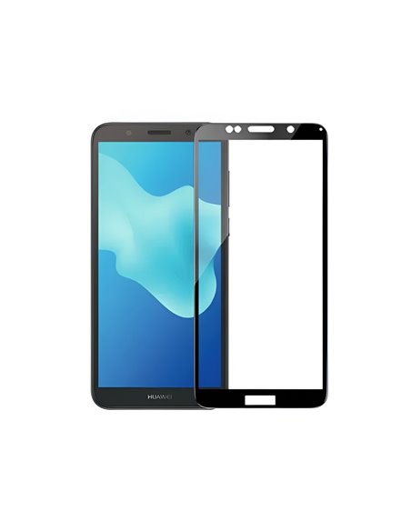 Helmet Full Coverage Glass 2.5D Huawei Y6 2018, Clear