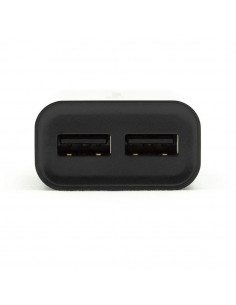 Helmet Wall Charger with Cable USB to Micro-USB 2xUSB 2.4A, Black 2