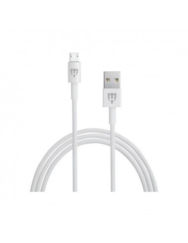 Helmet Wall Charger with Cable USB to Micro-USB 2xUSB 2.4A, White