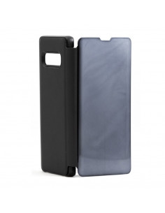 Helmet Case Mirror Flip Samsung S10 Plus, Black