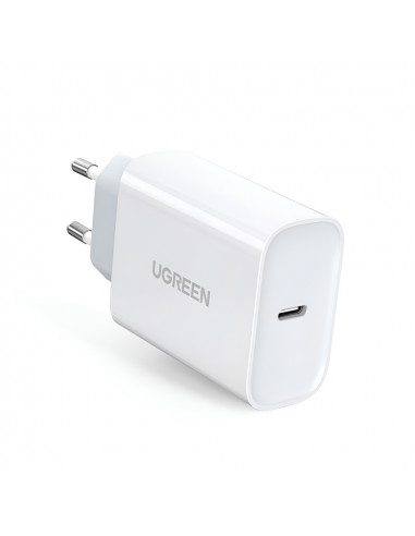 UGREEN Wall Charger 1*Type-C 3A 30W QC4.0, White