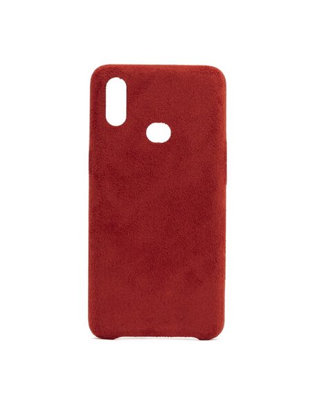Helmet Case Alcantara Xiaomi Redmi 7, Red