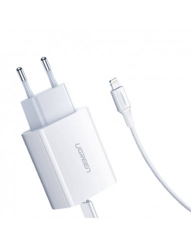 UGREEN Wall Charger Type-C PD3.0 20W EU CD137, White