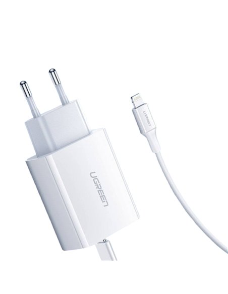 UGREEN Wall Charger Type-C PD3.0 20W EU CD137, White