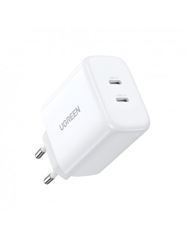 UGREEN Wall Charger 40W 2*Type-C 20W+20W CD243, White