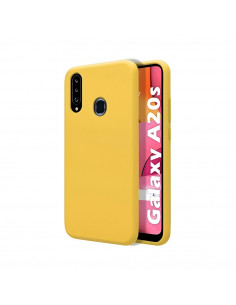 Helmet Case Liquid Silicone Samsung A20S, Yellow