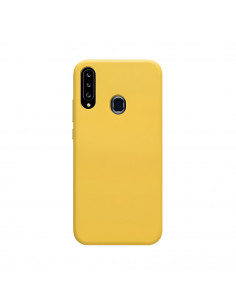 Helmet Case Liquid Silicone Samsung A20S, Yellow 2