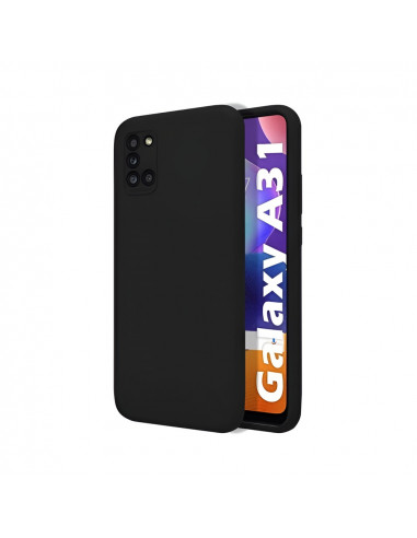 Helmet Case Liquid Silicone Samsung A31, Black