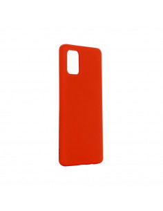 Helmet Case Liquid Silicone Samsung A31, Red 2