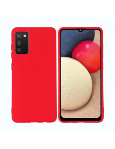 Helmet Case Liquid Silicone Samsung A41, Red