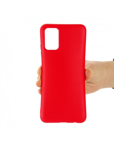 Helmet Case Liquid Silicone Samsung A41, Red