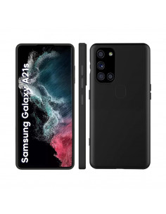 Helmet Case Liquid Silicone Samsung A21S, Black
