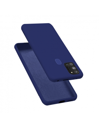 Helmet Case Liquid Silicone Samsung A21S, Blue