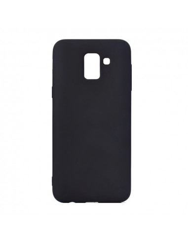 Helmet Case Liquid Silicone Samsung J6 (2018), Black
