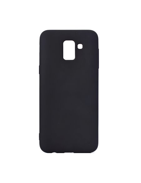 Helmet Case Liquid Silicone Samsung J6 (2018), Black