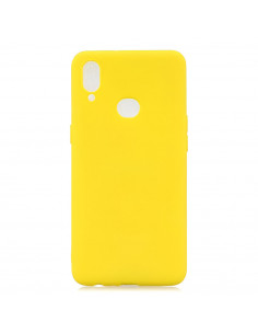 Helmet Case Liquid Silicone Samsung A10S, Yellow