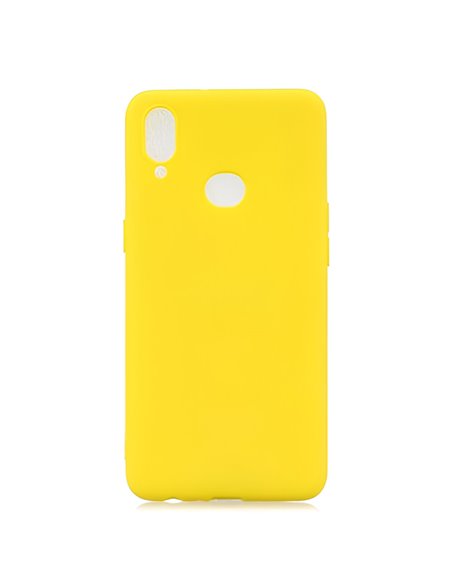 Helmet Case Liquid Silicone Samsung A10S, Yellow